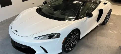 White Mclaran Car