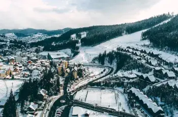 snowy roads during winter