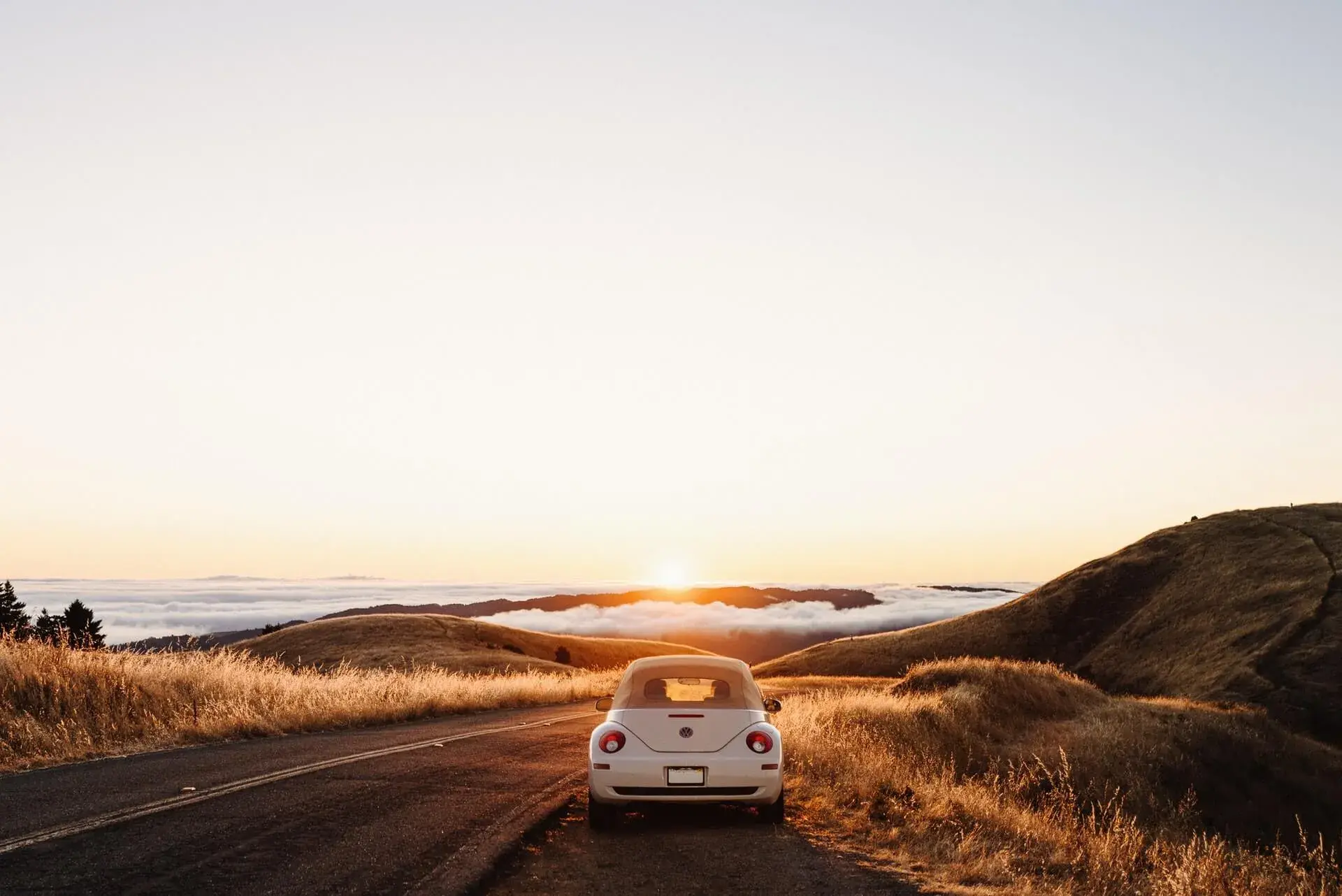 Volkswagen waiting for the sunset Volkswagen waiting for the sunset