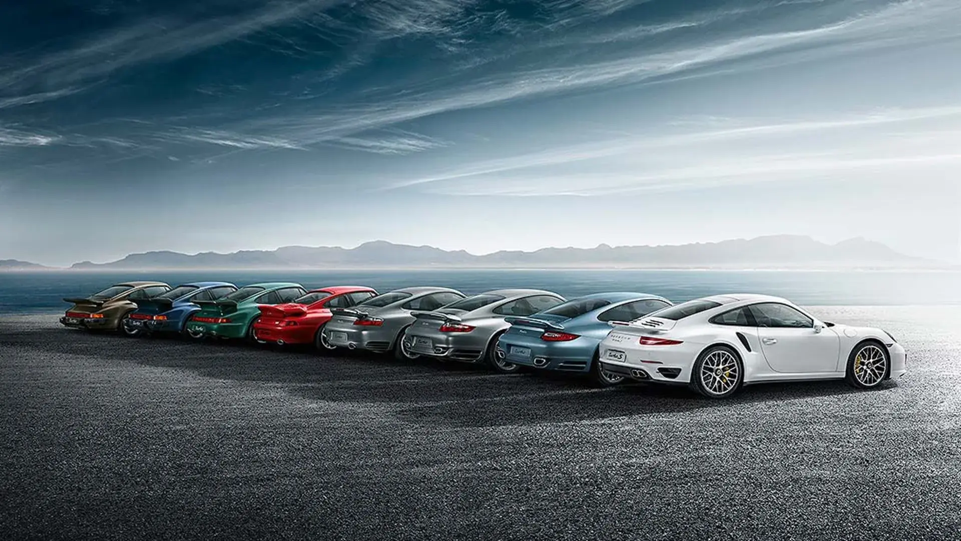 Porsche cars different colors porsche cars