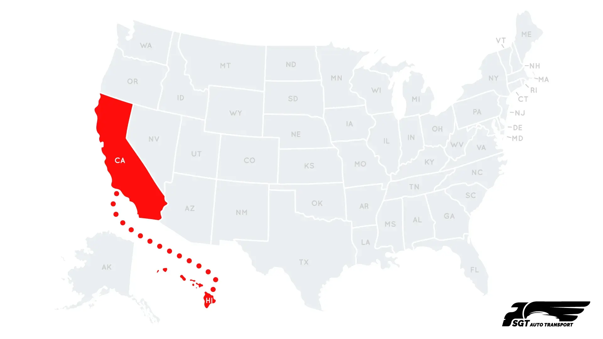 Ship a car from and to San Diego to Hawaii