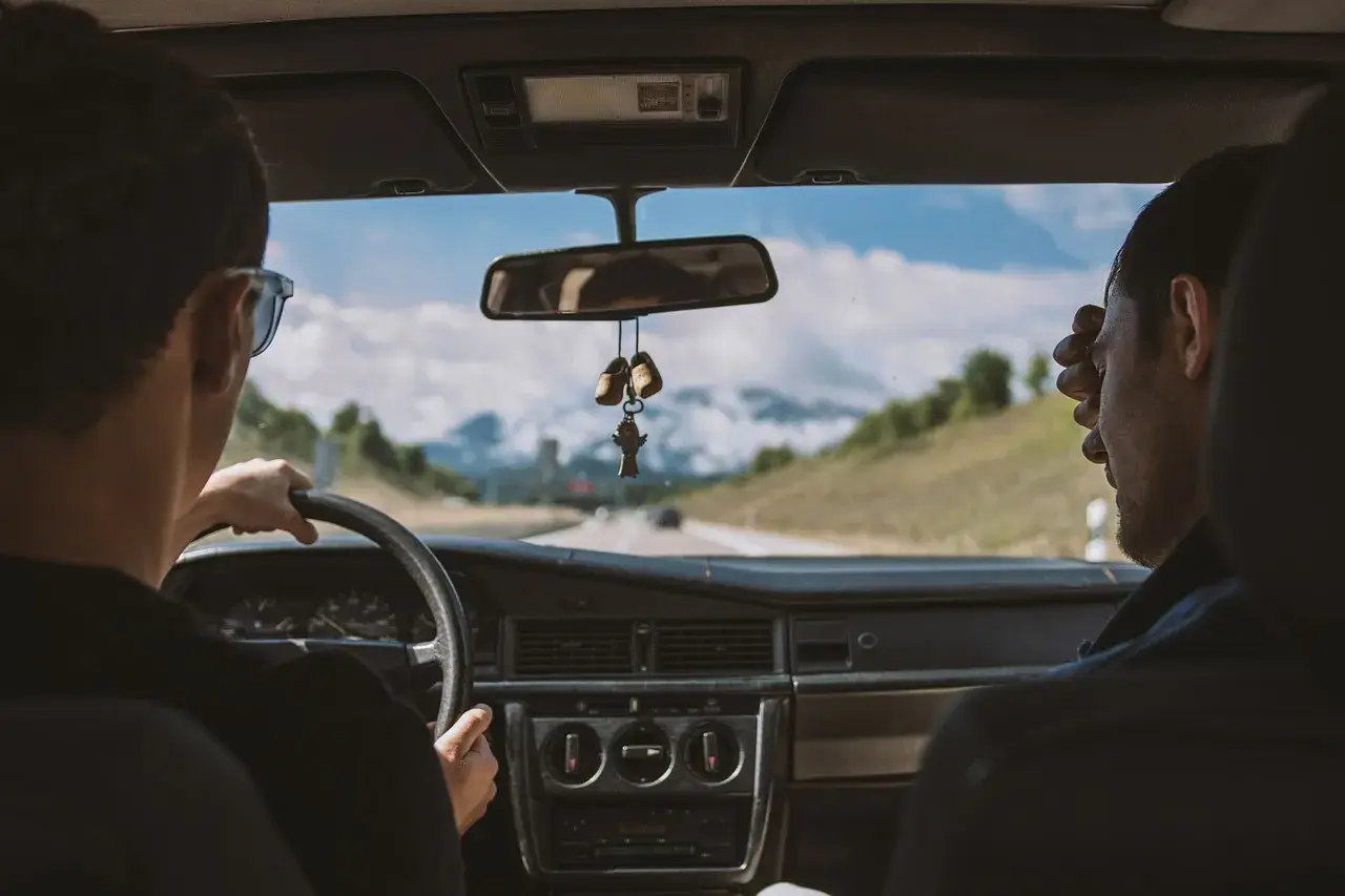 two man driving two man driving