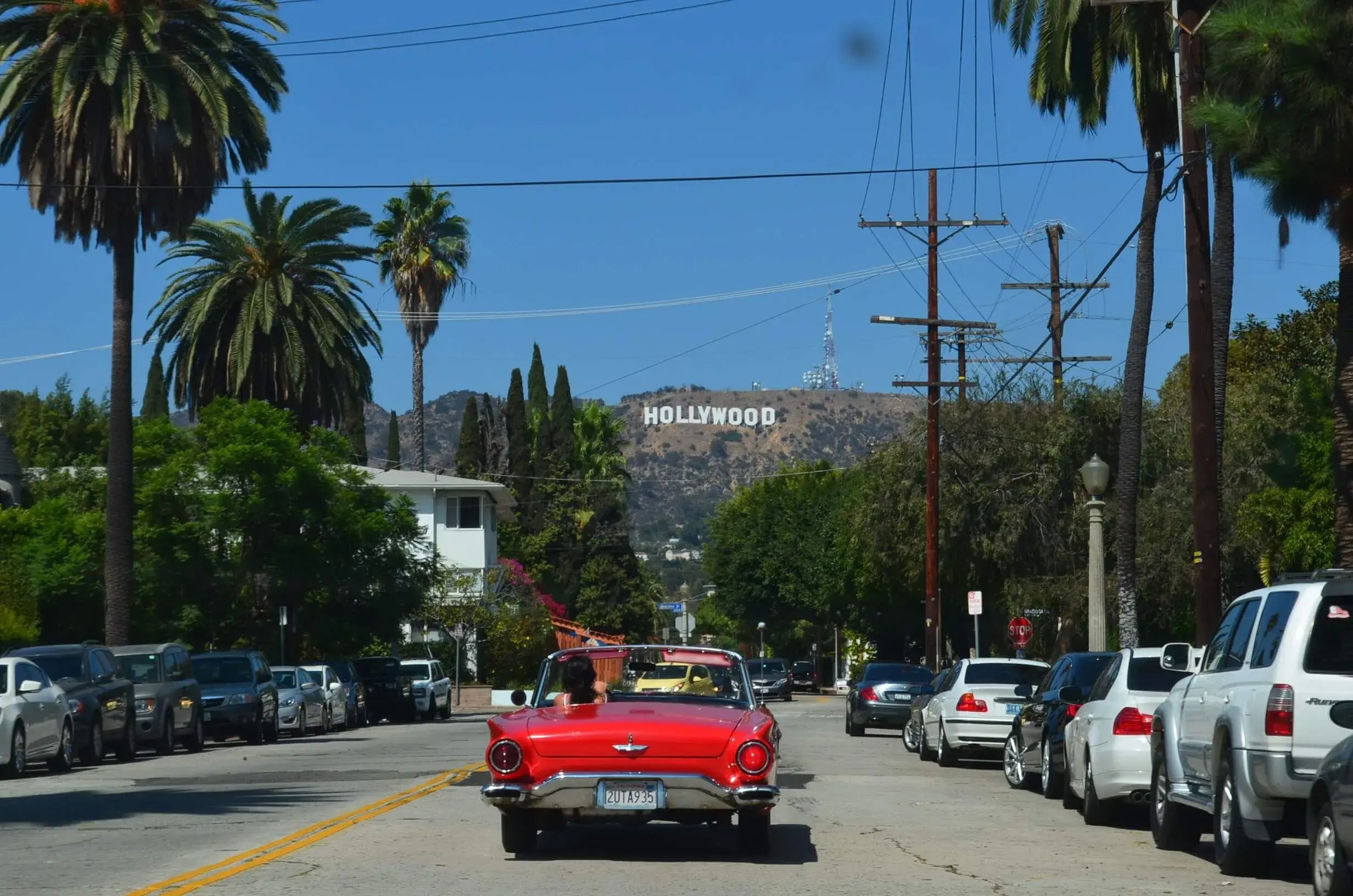 Red ca heading to Hollywood Red ca heading to Hollywood