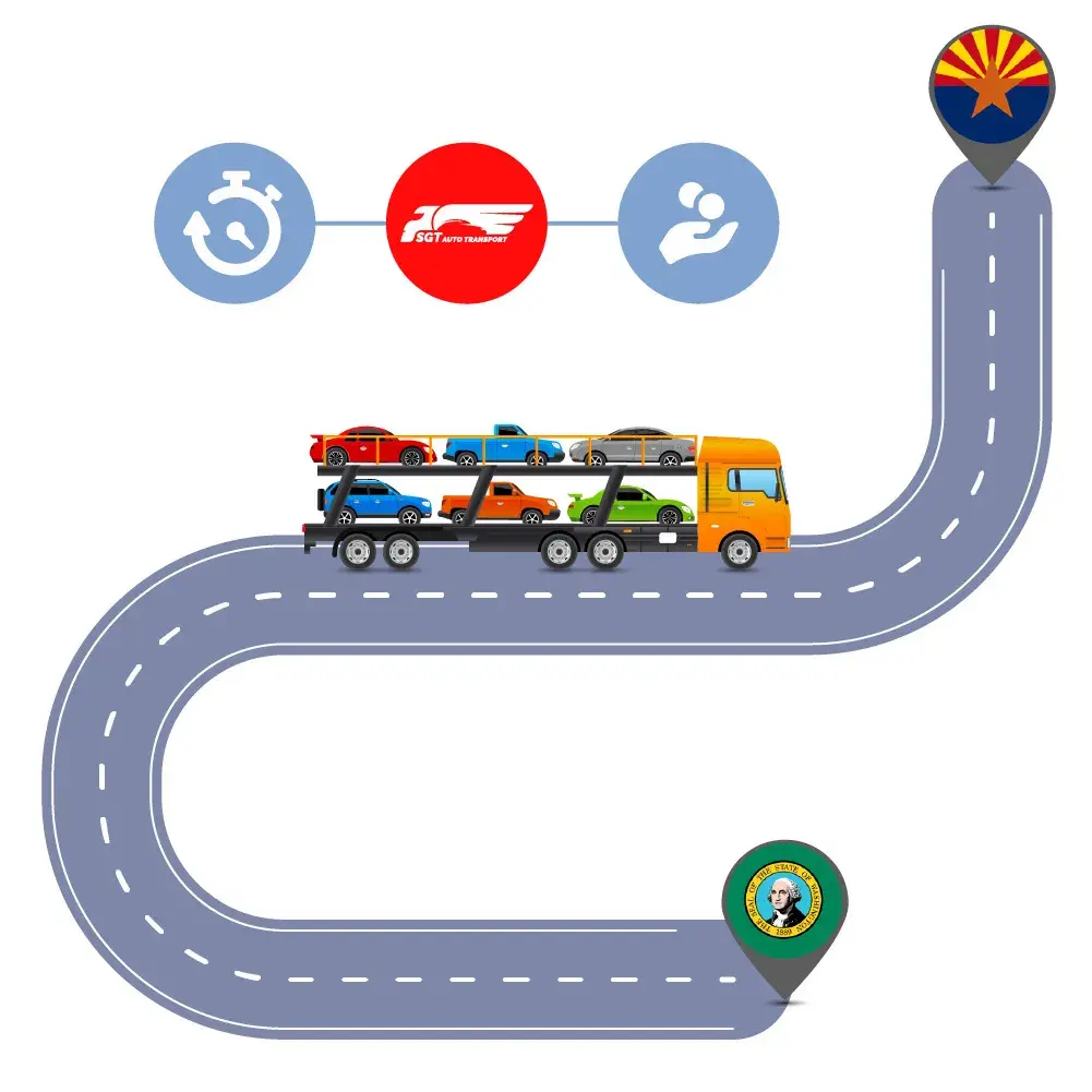 Auto Transport Costs & Delivery Time оn Car Shipping to and from Washington to Arizona?