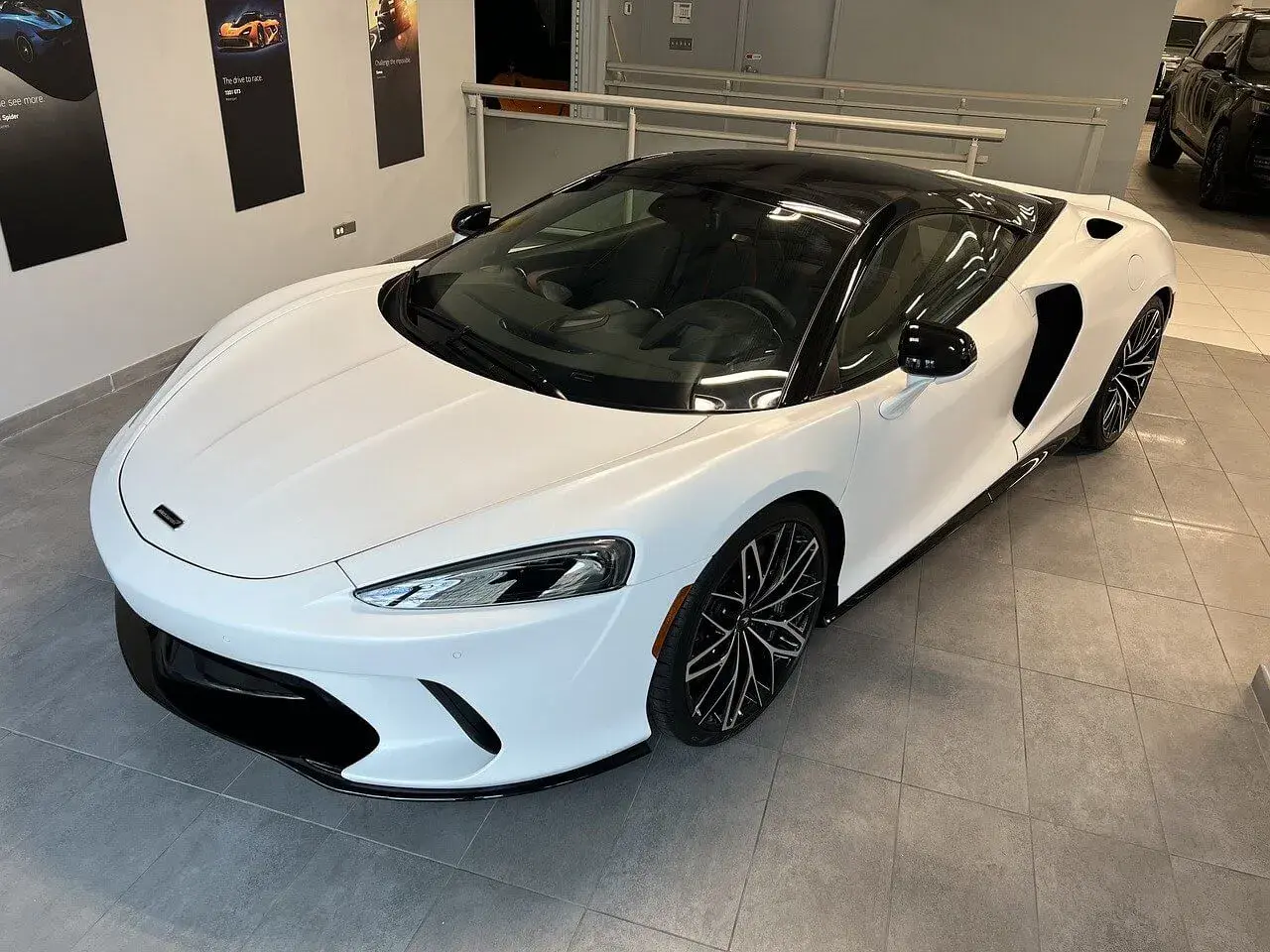 White Mclaran Car White Mclaran Car